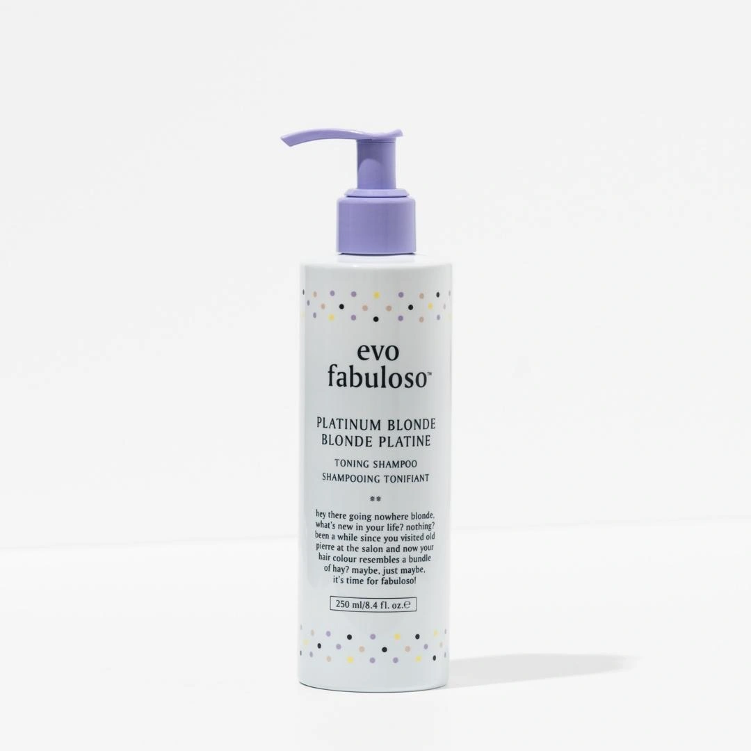 evo fabuloso platinum blonde toning shampoo